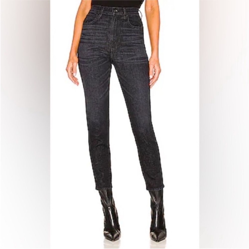 SLVRLAKE Beatnik Ankle High Rise Jeans in Underground Wash Size 25